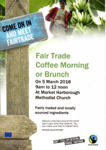 Fair Trade Coffee Morning or Brunch